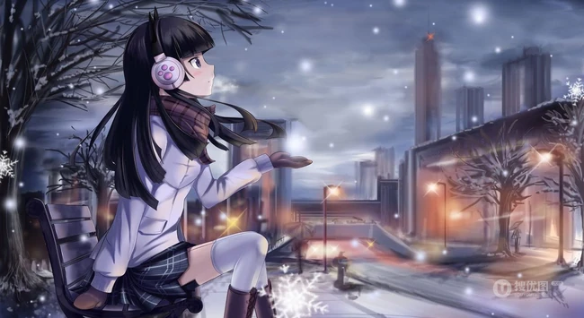 岁月无声 唯美动漫女生忧伤图片