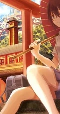 遮风挡雨~撑伞女孩动漫美图