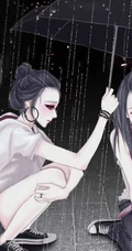 遮风挡雨~撑伞女孩动漫美图