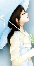 遮风挡雨~撑伞女孩动漫美图