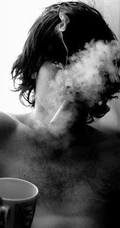 颓废的发~黑白欧美型男图片