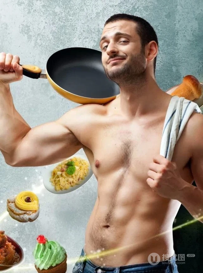 肌肉的色彩~欧美肌肉型男图片