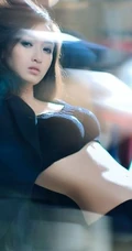 施柳屹紧身风格卧室 家居服书房写真