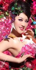 女歌手春天~百变纯美写真资料