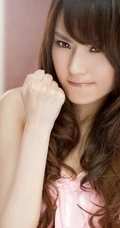 可爱长发可爱女生的搞怪室内照