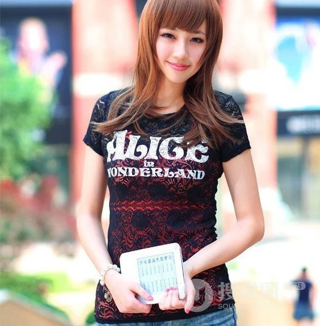清纯女生的街拍 寻找好心情