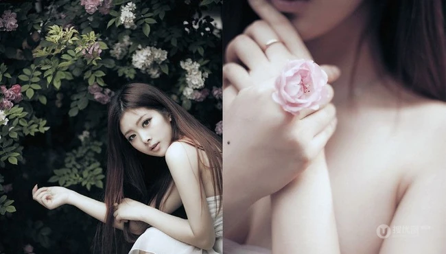 清纯唯女生生图片 花色满园