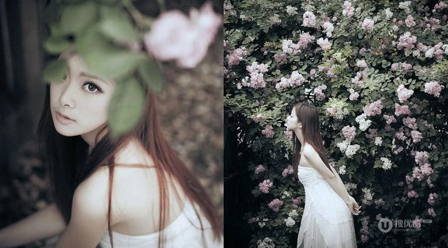 清纯唯女生生图片 花色满园