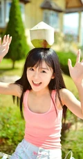 清纯唯美阳光 可爱女生的快乐生活