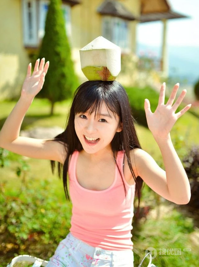 清纯唯美阳光 可爱女生的快乐生活