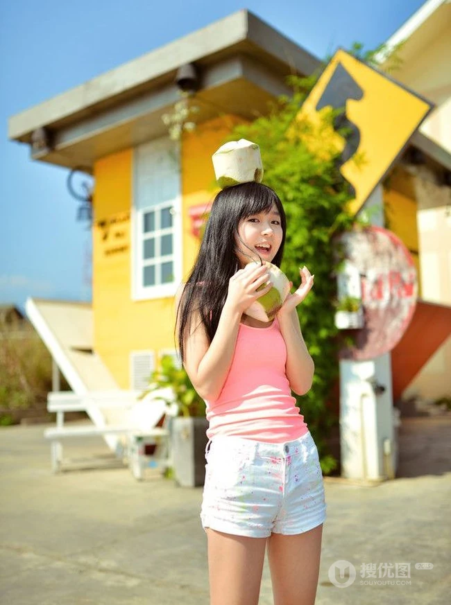 清纯唯美阳光 可爱女生的快乐生活