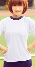可爱学生妹子 清爽校服短裤图片
