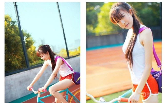 青春活力妹子 唯美户外运动写真