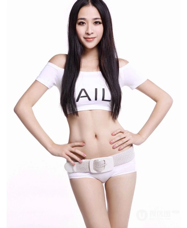 女生模特 米丁高清紧身图片写真
