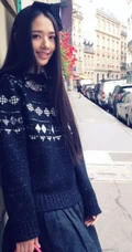 女明星-郭碧婷-巴黎街头高清随拍