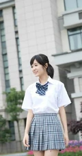 可爱女生徐娇 唯美清纯校服美图