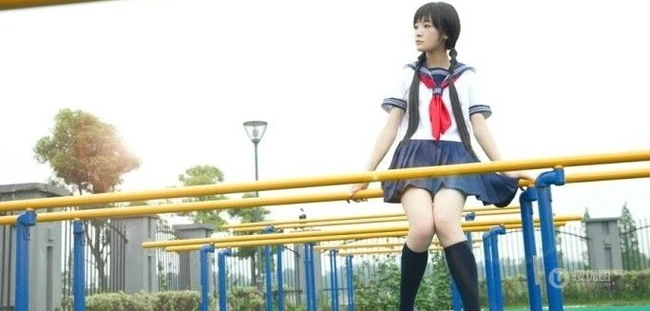 可爱女生徐娇 唯美清纯校服美图