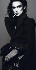 英国女生 凯拉&middot;奈特利唯美黑白写真