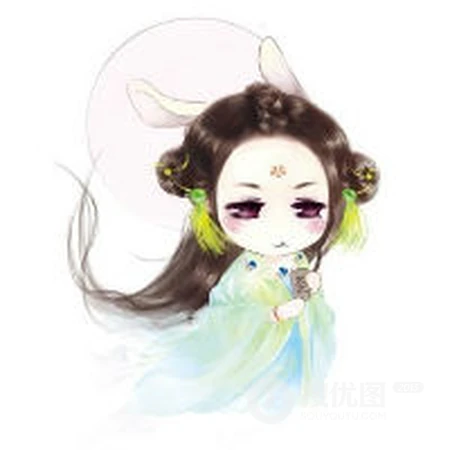 Q版可爱古风女生头像，古风也很萌