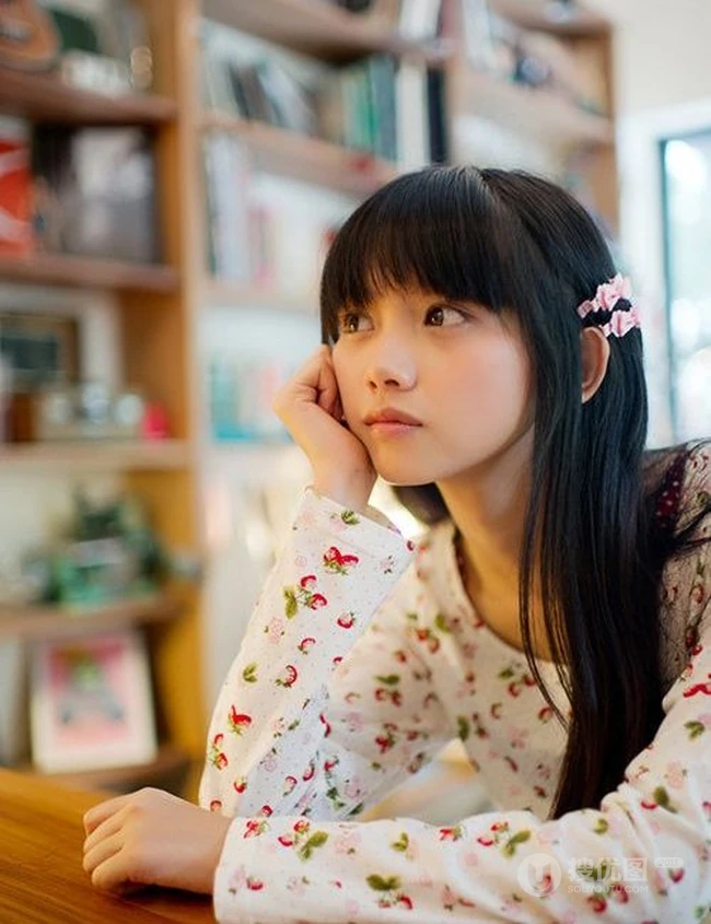 清新可爱女生 爱我生活唯美图片