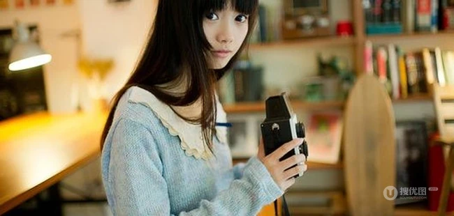 清新可爱女生 爱我生活唯美图片