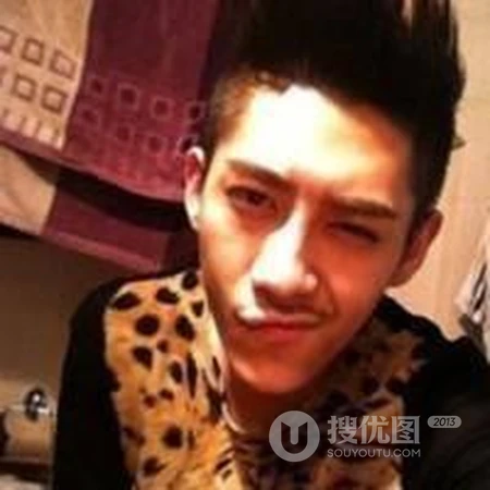 小胡子 大潮范 网络型潮男头像