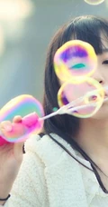 清纯可爱女生，唯美郊外写真