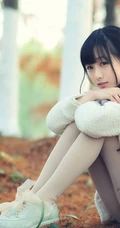 清纯可爱女生，唯美郊外写真