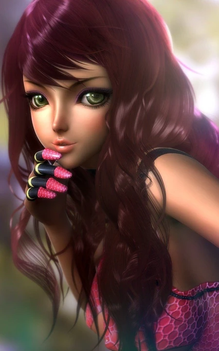 3D动漫人物头像传神美图 freecree作品2
