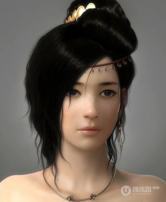 3D动漫人物头像传神美图 freecree作品2