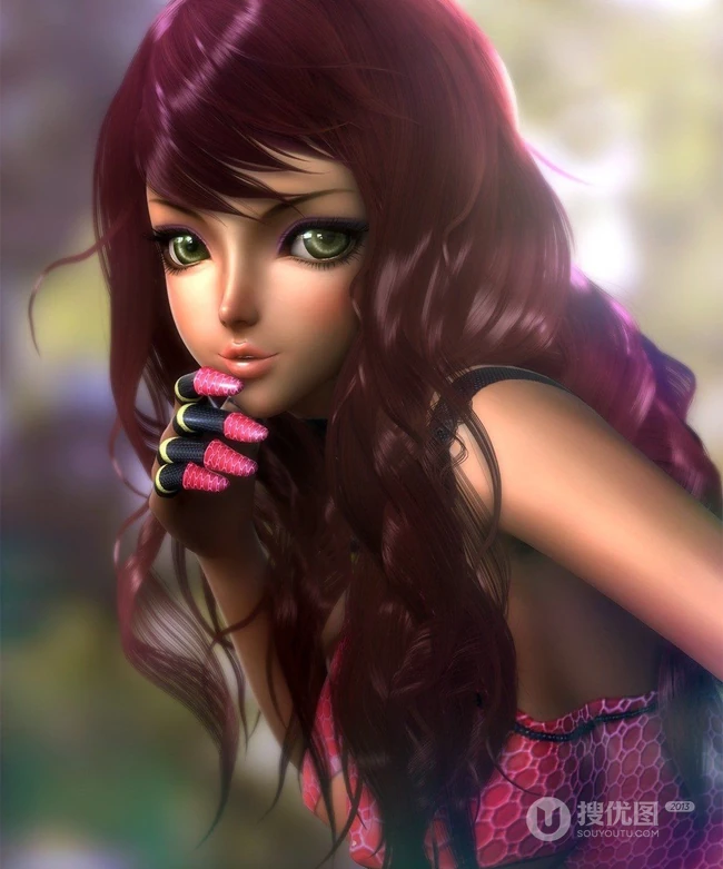 3D动漫人物头像传神美图 freecree作品2