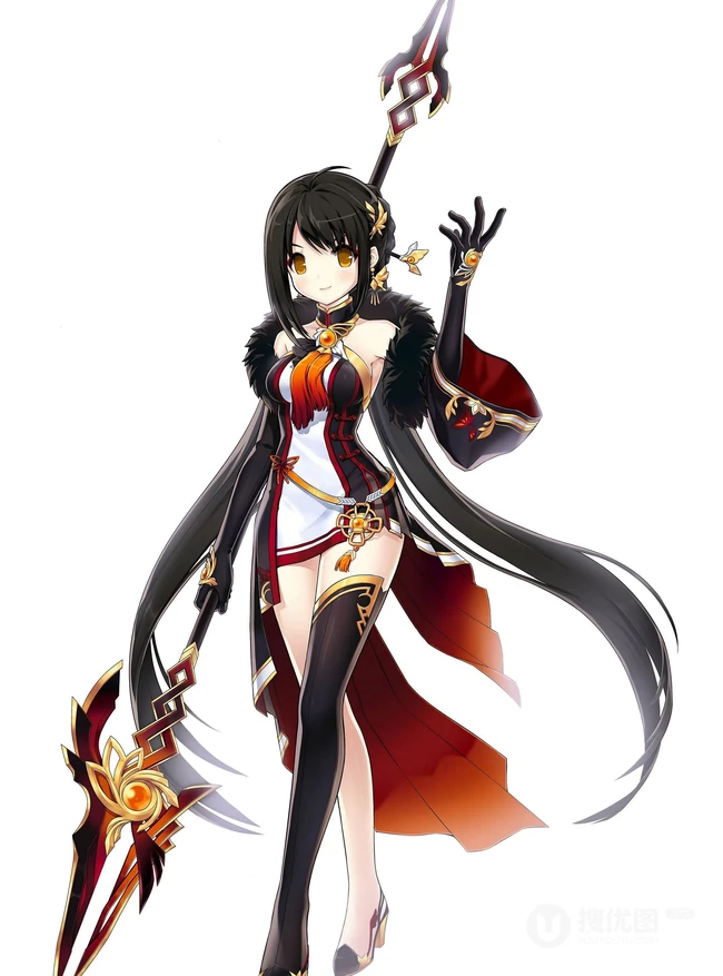 《艾尔之光》动漫少女战士-艾尔-超高清图片
