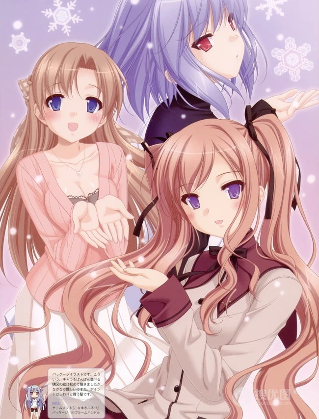 【百合】少女同轻熟 画师peco美图作品