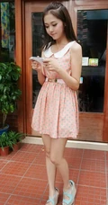 我爱手机 可爱女生清爽夏日美图