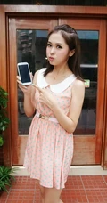 我爱手机 可爱女生清爽夏日美图