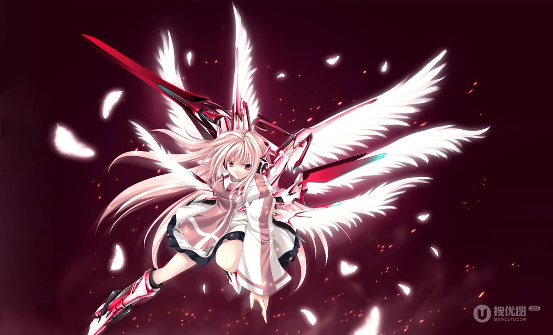2560x1600超清动漫美女战士桌面壁纸