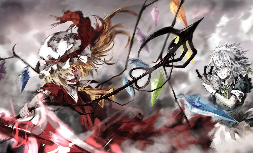 2560x1600超清动漫美女战士桌面壁纸