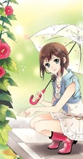 【小雨伞】二次元撑小雨伞唯美意境美图