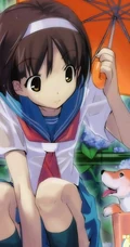 【小雨伞】二次元撑小雨伞唯美意境美图