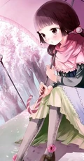 【小雨伞】二次元撑小雨伞唯美意境美图
