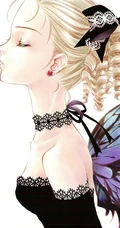 【蝴蝶飞】唯美蝴蝶少女插画图片