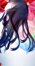 【蝴蝶飞】唯美蝴蝶少女插画图片