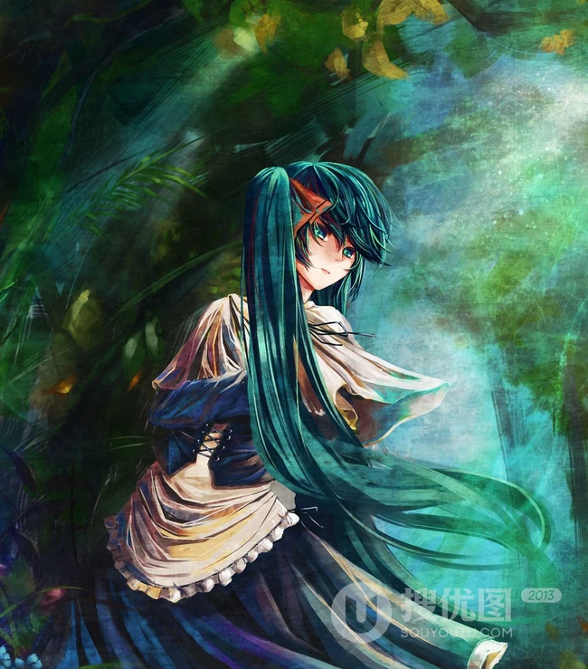 那些美到不行的动漫女生们