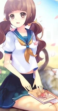 动漫插画手绘，清新淡雅风格唯美图片