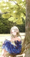 动漫插画手绘，清新淡雅风格唯美图片