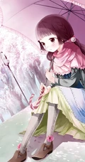 动漫插画手绘，清新淡雅风格唯美图片