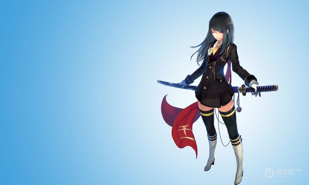 动漫里的美女战士们高清桌面壁纸