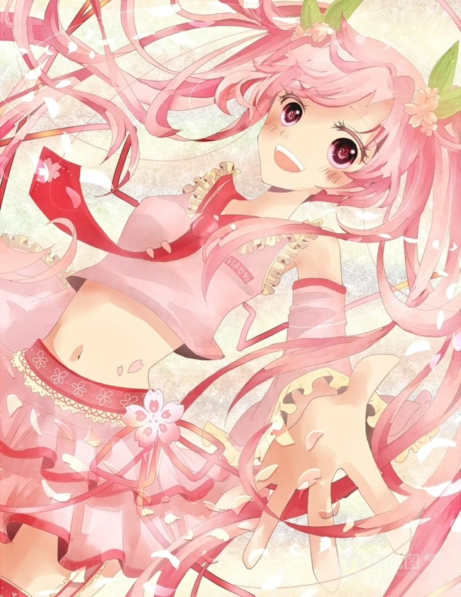 樱花初音-唯美清新，甜美可爱美图