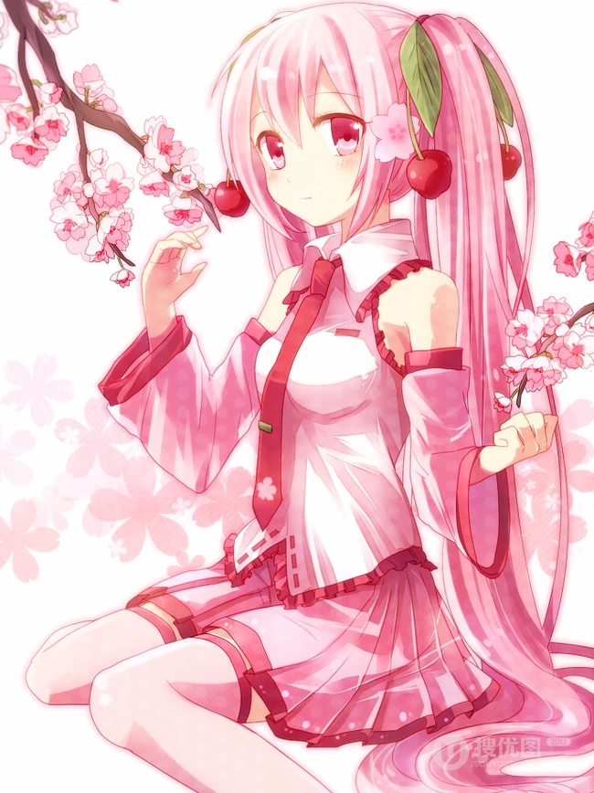 樱花初音-唯美清新，甜美可爱美图
