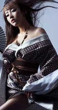 陌上桑，古装纸扇女生模特美图